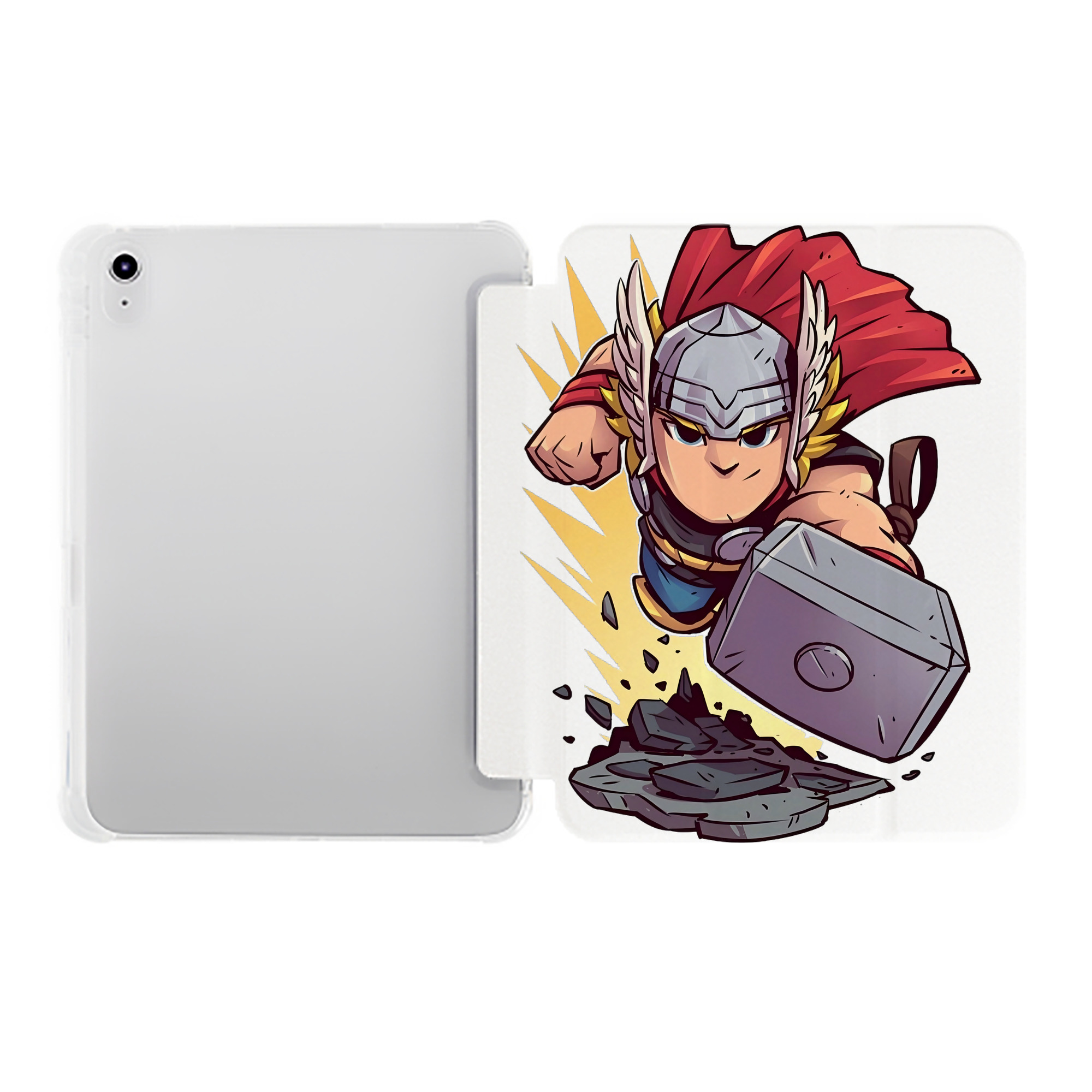 （画像用） アベンジャーズ The Avengers IPad ケース ペン収納付き 三つ折りスタンド PUレザー×シリコン 対応機種9.5/10.5/10.9インチ